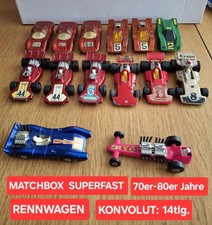 Matchbox Superfast/Konvolut:14tlg./Rennwagen/70er-80er Jahre/Vintage/Gebraucht