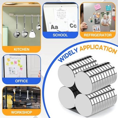 50x Strong Neodymium Round Magnets Fridge DIY Office Craft Small Disc Magnets