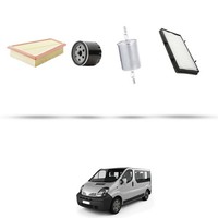 Hoffcar Wartungsset - 4 Filter Kompatibel Mit Nissan Primastar 2.0 16V 88KW D