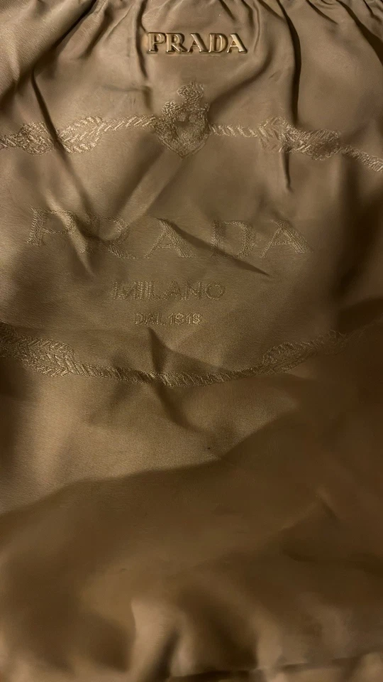 Auténtico bolso de mano Prada grande con logotipo Foto 4 de 4