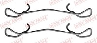 Quick Brake ZubehöRsatz Scheibenbremsbelag 109-1189 FüR Primera Nissan P12 WP12