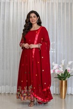 GOWN SALWAR KAMEEZ PAKISTANI INDIAN WEDDING PARTY WEAR DRESS BOLLYWOOD SUIT NEW