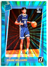Ziaire Williams 2021 Donruss Rated Rookie Teal Holo Laser #248 - Grizzlies