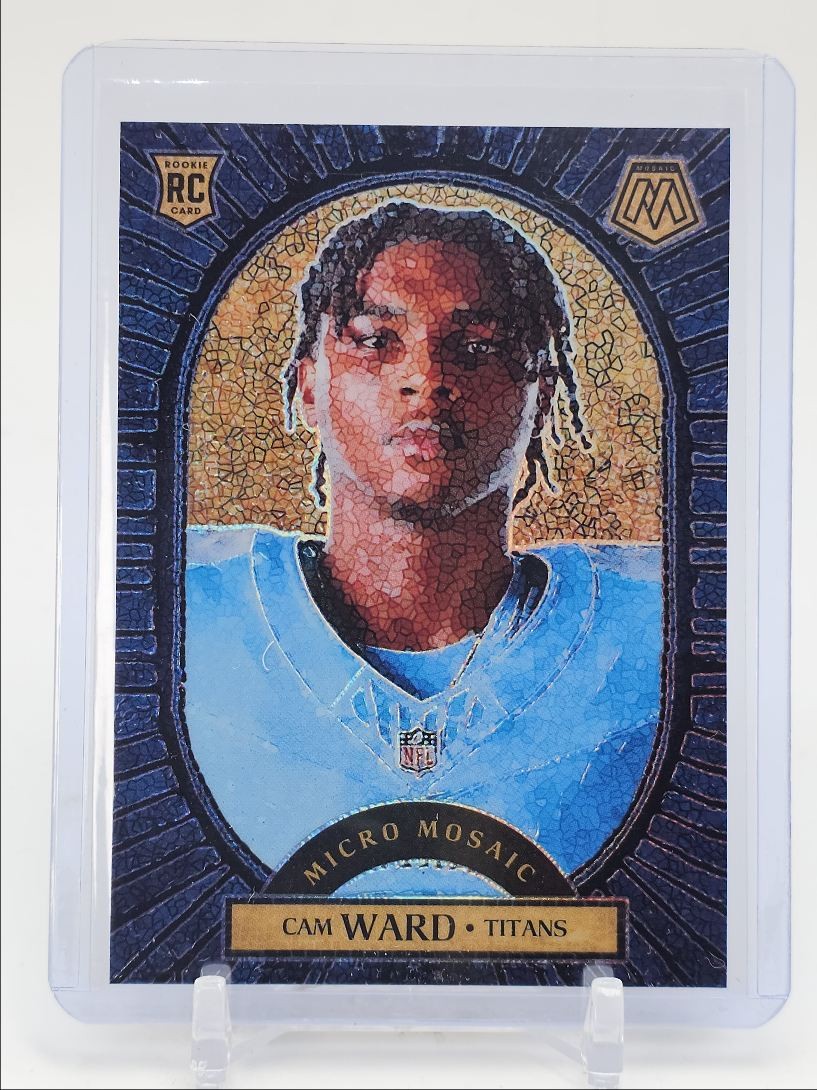 CAM WARD 2025 MOSAIC MICRO MOSAIC ROOKIE CASE HIT SSP PRIZM RC Q4267