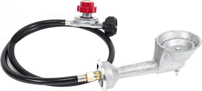 #ad #ad Heavy Duty Round Burner Head Heat Resistant Cast Iron with Hose amp; Fittings $64.95