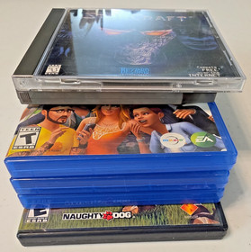 LOT of PS4 PS2 NES PC Jak & Daxter, Dragon Warrior, Starcraft, Sims4, Watch Dogs