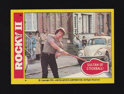 1979 Topps Rocky II Sultan of Stickball #4