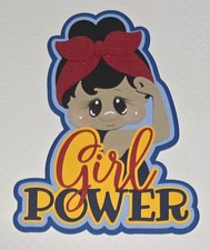 Girl Power Title Asian. Card Making Paper Piecing