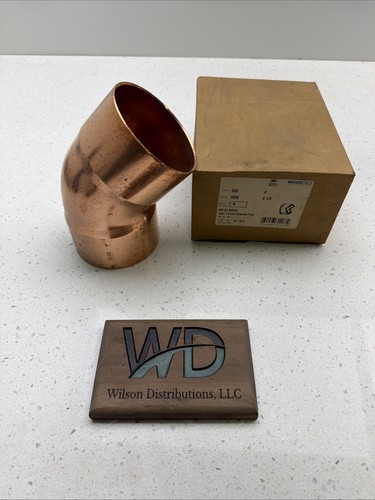 4" WROT COPPER 45-DEGREE ELBOW FTGS C X C NIBCO 606 (9043700)
