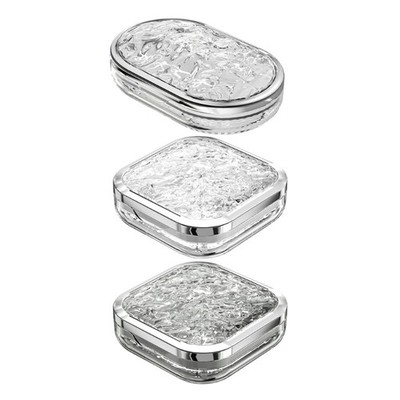 Water Ripples Case with Removable Divider Sections Pills Organizer Box