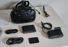 Boxed HTC Vive VR Headset with cables. Single core HMD lead. Good condition.