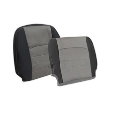 Driver Side Bottom Top Lean Back Cloth Gray Seat Cover Compatible with