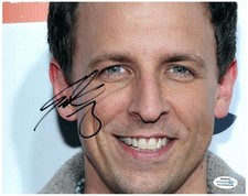 Seth Meyers Signed Autographed 8x10 Photo SNL Saturday Night Live Late Night