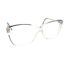 Gucci Vintage GG 2305 69F Clear Black Eyeglasses Frames 55-11 130 Italy Designer