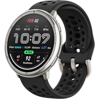 Amazfit Active 2 44mm AMOLED 512 MB Fitness Smart Watch Zepp OS (Black)