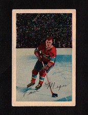 1952-53 PAUL MEGER #4 Parkhurst Montreal Canadiens Star Vintage NHL Hockey Card