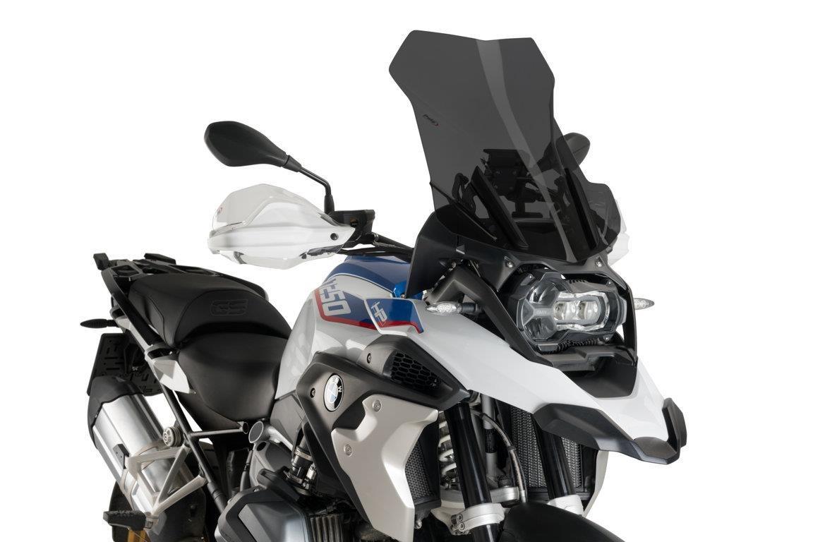 Puig Touring Screen Windshield Deflector Dark Smoke BMW R1200 GS & ADV 13 - 18
