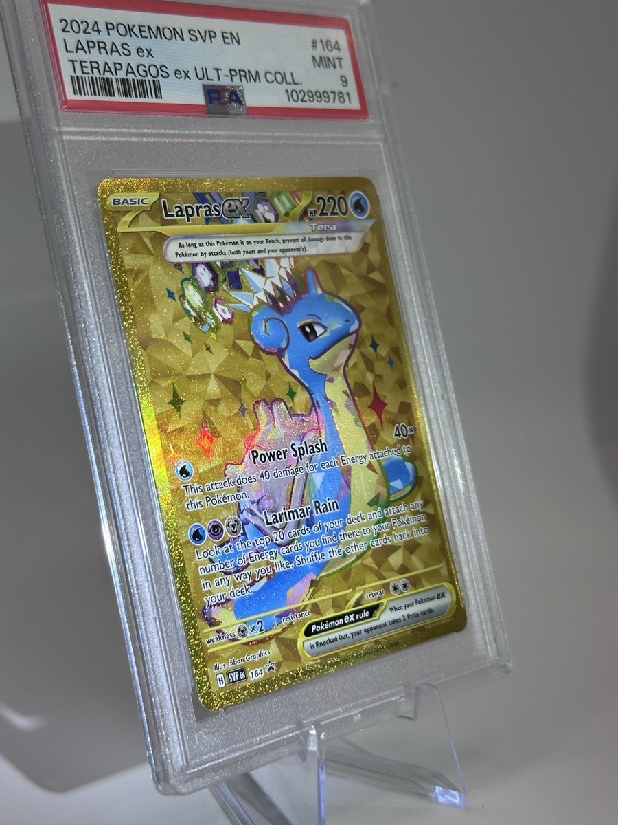 LAPRAS EX 164 PROMO - SVP EN TERAPAGOS UPC GOLD CARD HOLO - MINT