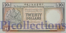 HONG KONG 20 DOLLARS 1990 PICK 197a UNC