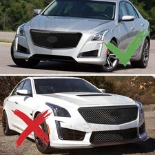 Grille Bumper Replacement For 2014-2019 Cadillac CTS Sedan B Style Gloss Black 266682131925 Grille Bumper Replacement For 2014-2019 Cadillac CTS Sedan B Style Gloss Black 266682131925