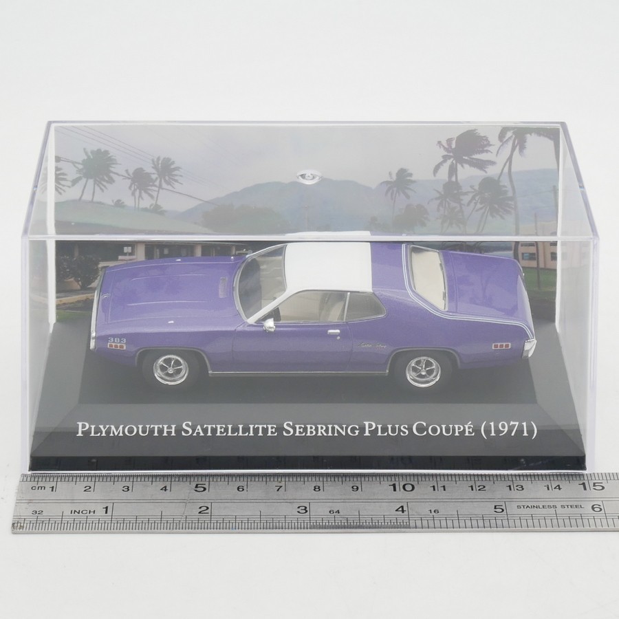 ixo 1:43 Plymouth Satellite Sebring Plus Coupe 1971 Diecast Car