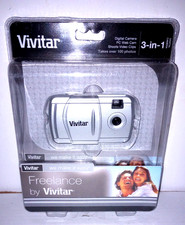Freelance Vivitar Digital Camera 3 In 1 PC Web Cam Video Clips 100 Photos - New