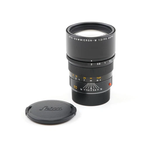LEICA 90MM F2 APO-SUMMICRON-M ASPH BLACK 11884 #5463