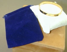 1970 Charles Revson Aldo Cipullo Ultima II Love Bangle Bracelet EXUC