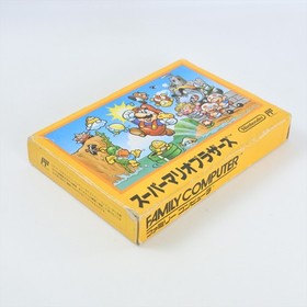 SUPER MARIO BROTHERS 1 Bros FF Logo Version Famicom Nintendo 6106 fc