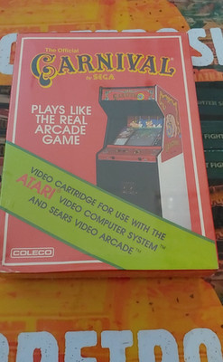 Carnival Atari VCS 2600 (CBS 1983) (Modul, Manual, Box) classic 8-bit NEU & OVP