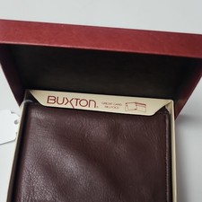 Buxton Mens Brown Solid Billfold Wallet, Fold...