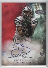 2015 Topps Inception Rookie Auto Red 44/75 Devin Smith #RA-14 Auto 0c2
