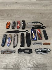 20 Knife Lot Kershaw CRKT Gerber Meyerco Frost Harley EDC Utility Bundle