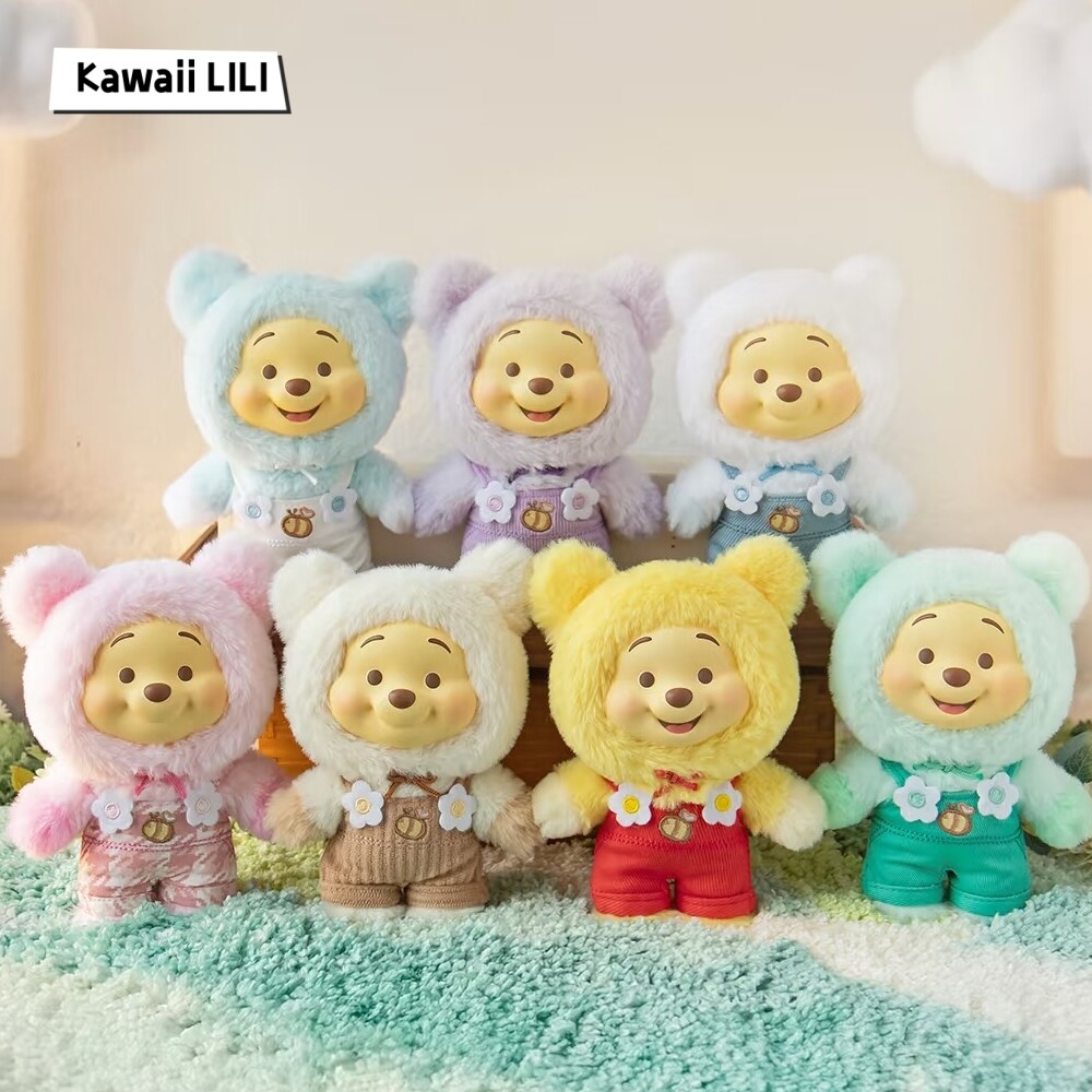 TOPTOY Winnie The Pooh Candy Bear Series Plush Toy Confirmed Blind