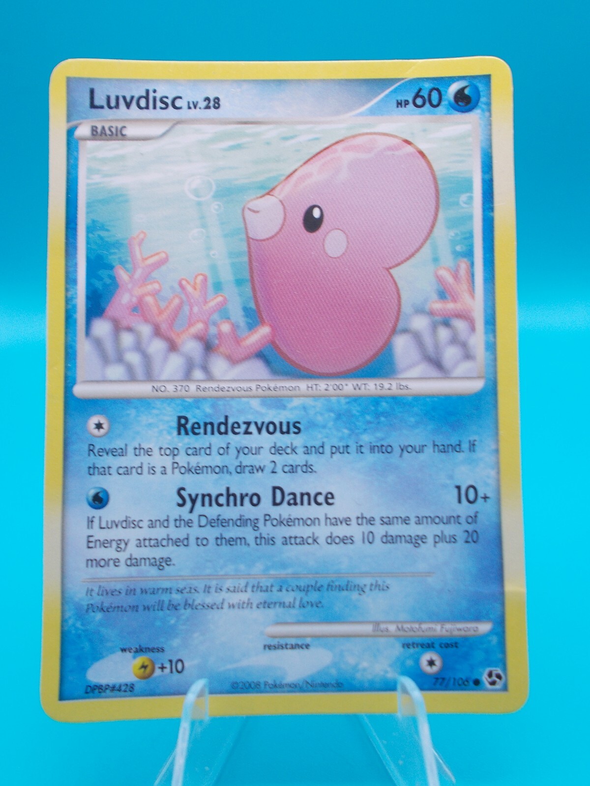 Luvdisc 77/106 Great Encounters Pokémon TCG Regular Lightly Played