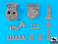 Black Dog T72076 1/72 Churchill Mk.IV Accessories Set for Dragon kit