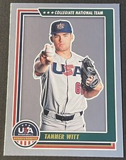 2022 Panini Stars & Stripes USA Base #41 Tanner Witt - Collegiate National Team
