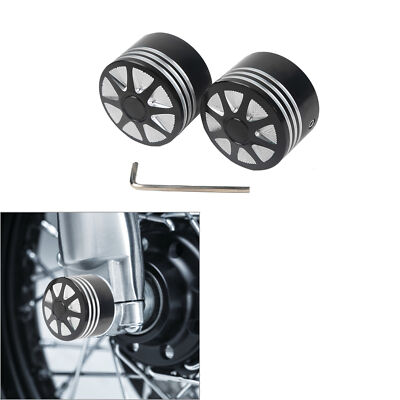 Front Axle Nut Cover Bolt Fit For Harley Touring Road King Street Road Glide