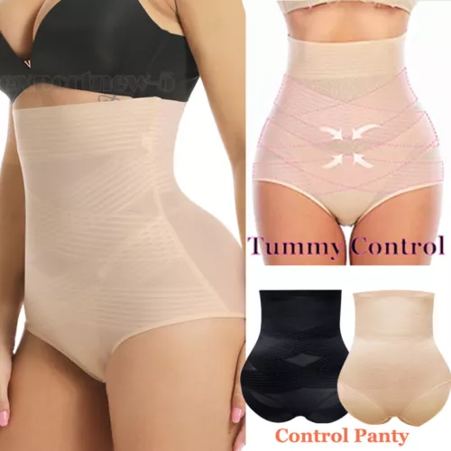 Damen Bauchkontrolle hochtaillierte Shapershorts Gürtel Shapewear nahtloses Höschen - Bild 1 von 28