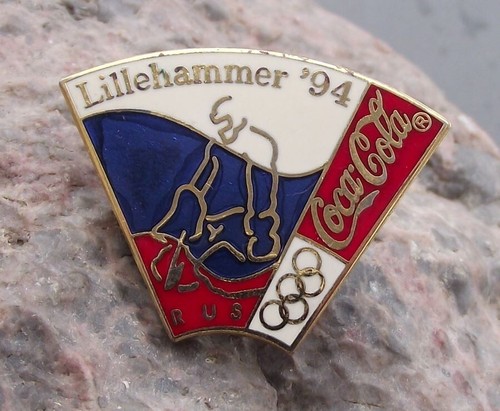 Coca Cola Lillehammer 1994 Olympiade Hockey Pin (Neu (gemäss