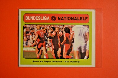 Americana Bundesliga Nationalelf 1978-Fußball München-Duisburg Gerd Müller #162