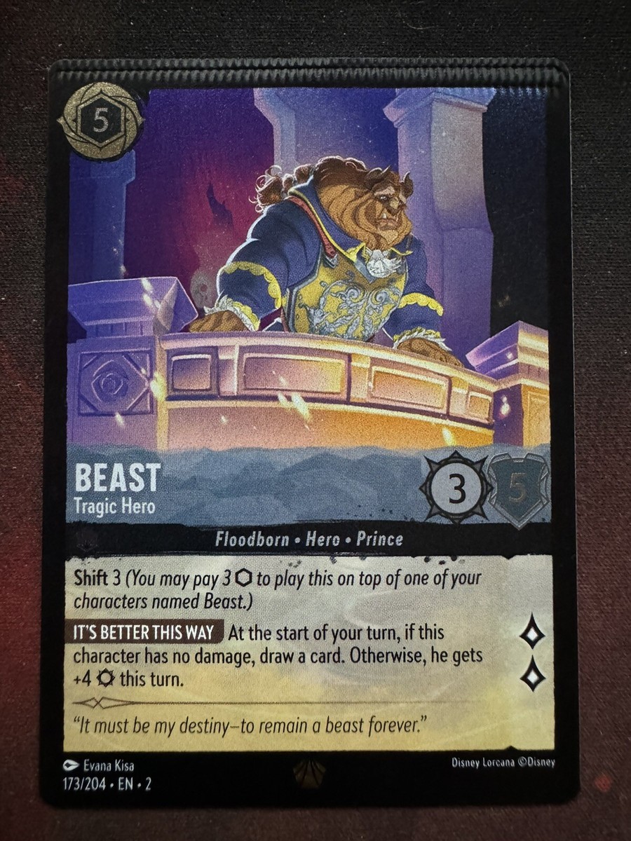 Beast Tragic Hero Cold Foil Crimp Error Card Misprint