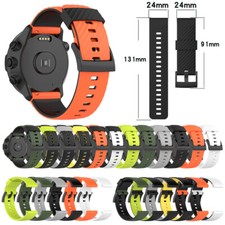 Silicone Watch Band Strap for Suunto 7/ 9/ 9 Baro/ D5/ Spartan Sport Wristband
