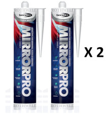 2 x Bond Mirror Pro Glaskeramik Kleber Glue Grade EU3 Silikon Dichtstoff wei&szlig;