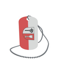 Dog Tag Flag Bunting G ufelden Dog Tag Aluminium 30 x 50 mm