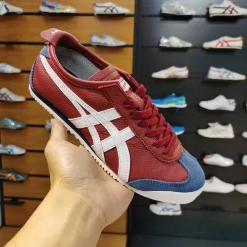 ASICS Sneakers unisex classiche Onitsuka Tiger MEXICO 66 grigio crema ostrica