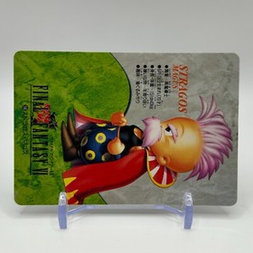 Strago Magus 58 Final Fantasy VI Card TCG  Games Famicom Collection Japan 1995