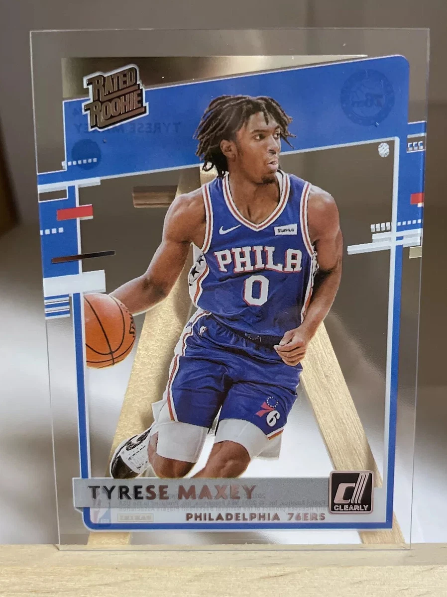 panini clearly donruss tyrese maxey