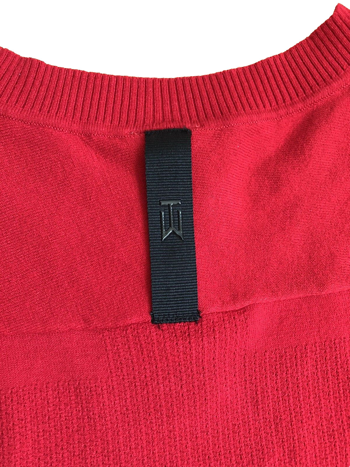 Nike Golf Tiger Woods TW Red White Black Knit Sweater DR5291-687 Men's Sz XL NEW image 10