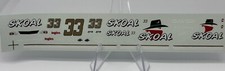 HO Scale Slot Car Skoal Water Slide Decal, Silk Screen w/ White NOT A COPY - NEW